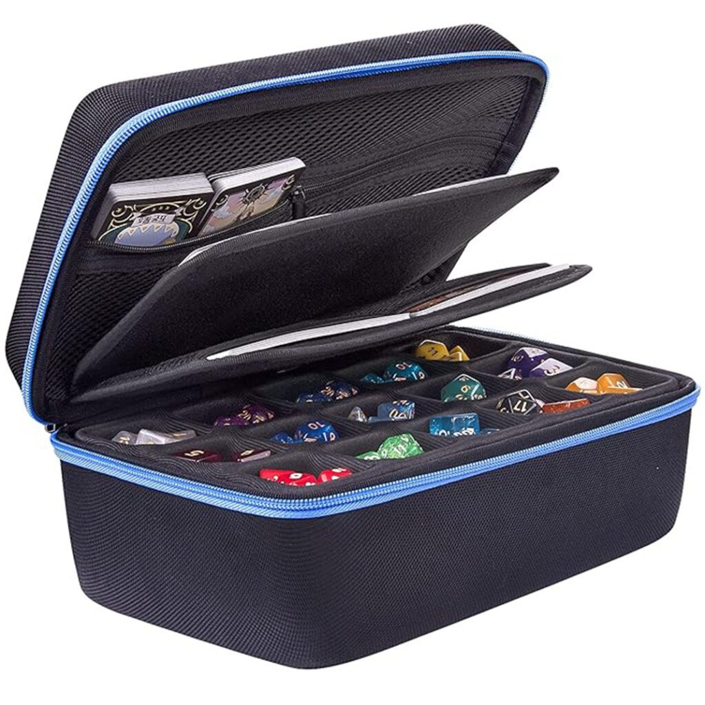 Caja estuche para dados, cartas y juegos de mesa