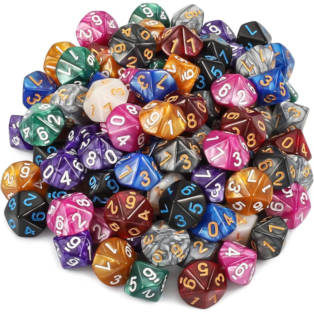 Set de 100 Dados D10
