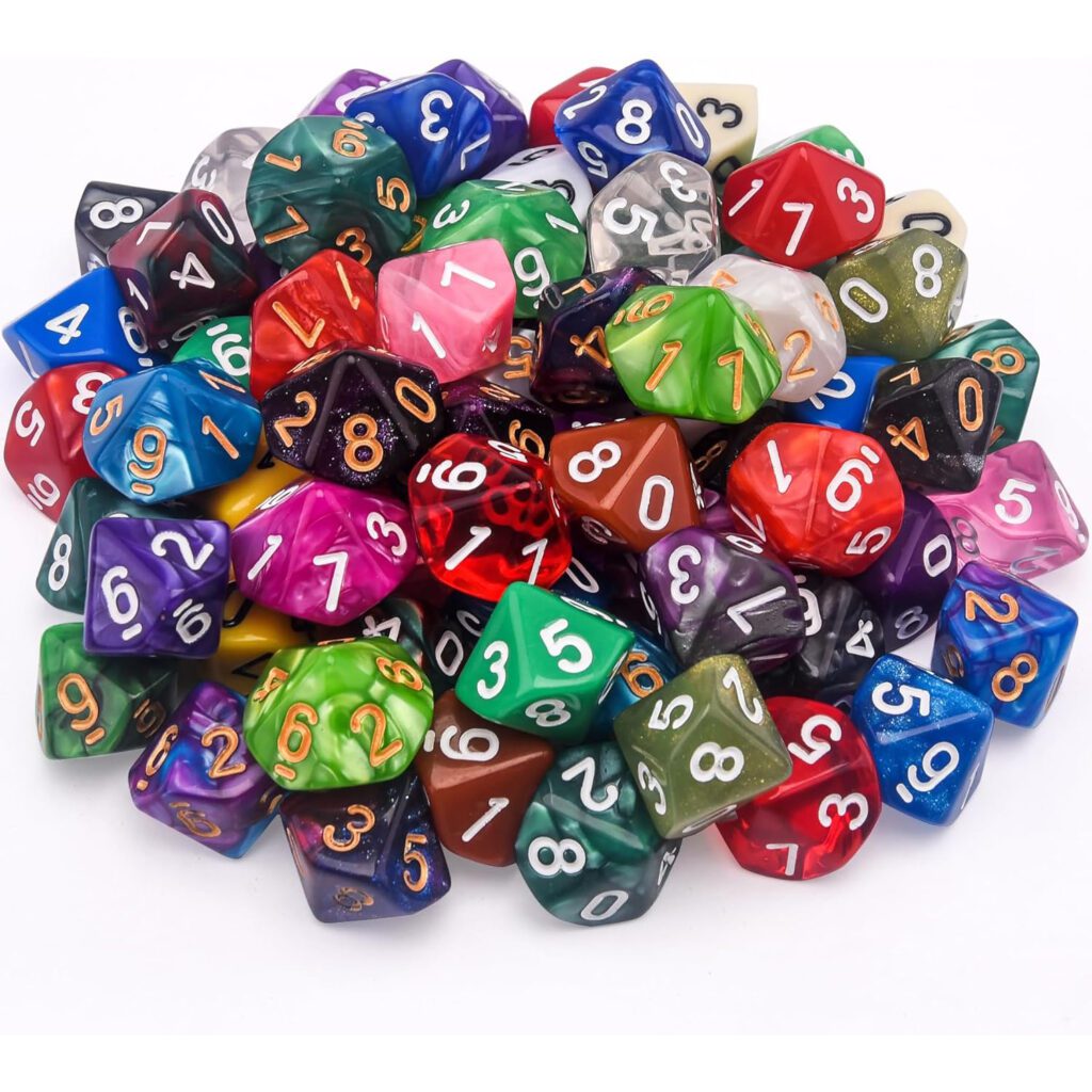 Set de 70 Dados D10