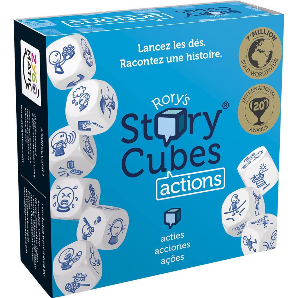 Story Cubes Acciones - Juego familiar de 9 Dados Cuenta Historias