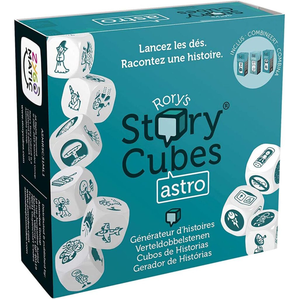 Story Cubes Astro - Juego familiar de 9 Dados Cuenta Historias
