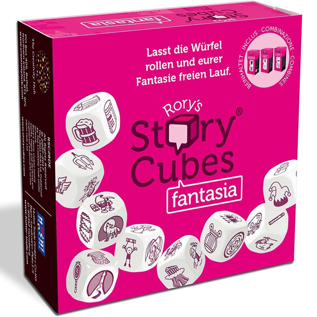 Story Cubes Fantasía - Juego familiar de 9 Dados Cuenta Historias