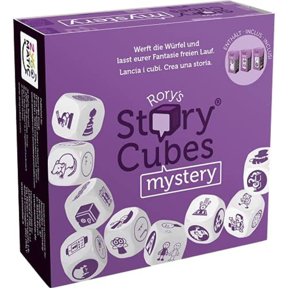 Story Cubes Misterio - Juego familiar de 9 Dados Cuenta Historias