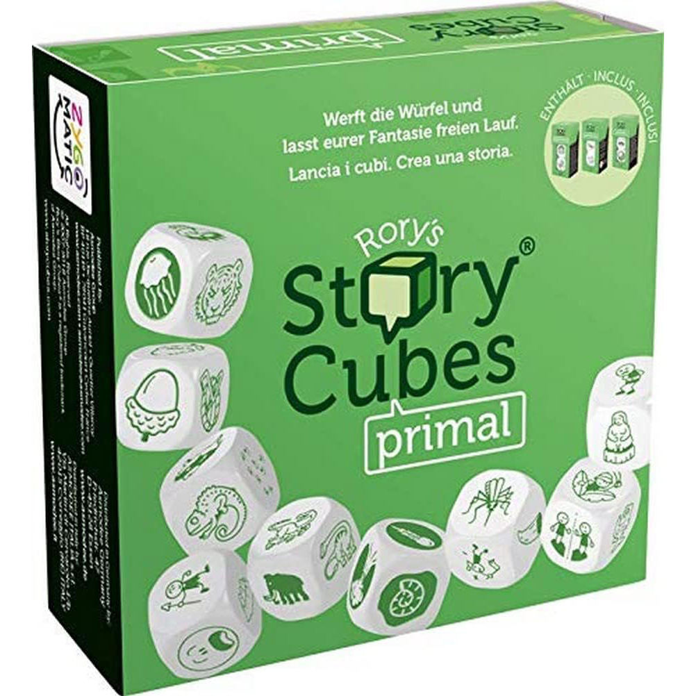 Story Cubes Primitivo - Juego familiar de 9 Dados Cuenta Historias